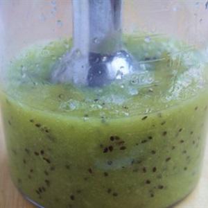 Cách làm pudding kem tươi sốt kiwi