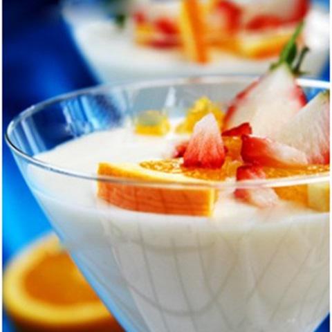 Cách làm pudding sữa chua cam