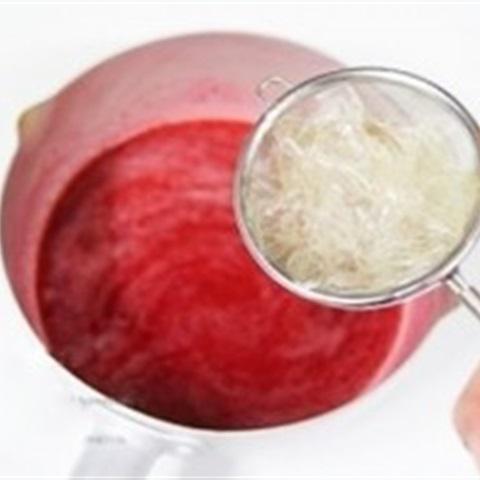 Cách làm pudding thạch dâu tây