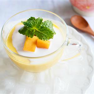 Cách làm pudding với xoài chín