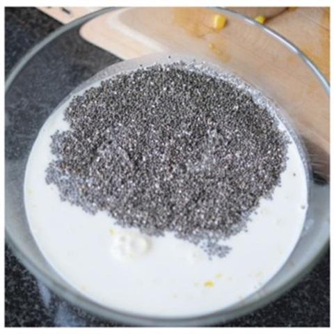 Cách làm pudding xoài hạt é