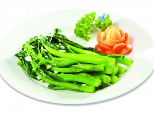 Rau cải ngồng làn xào tỏi