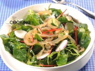 Rau càng cua trộn sứa