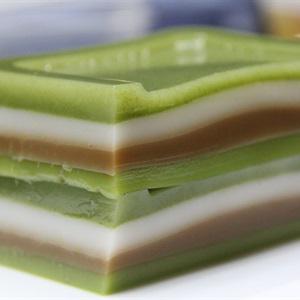 Cách làm rau câu 4 tầng