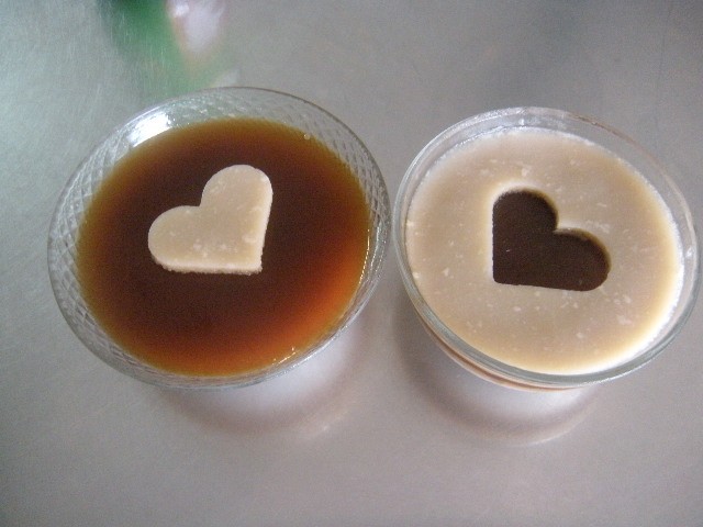 Rau câu bánh flan