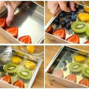 Cách làm rau câu bọc trái cây