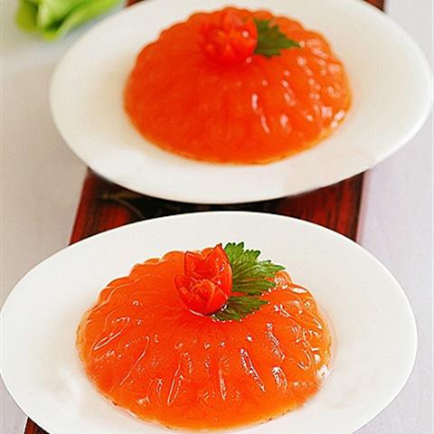 Cách làm rau câu cà chua bi