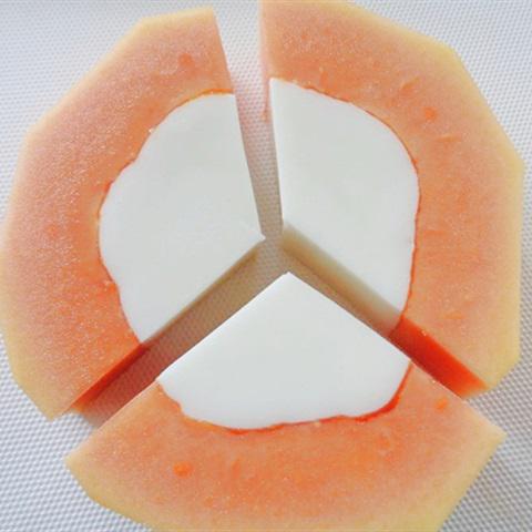 Cách làm rau câu cốt dừa đu đủ