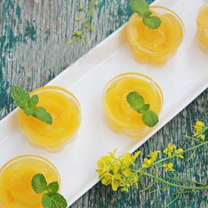 Cách làm rau câu đào