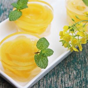 Cách làm rau câu đào