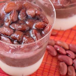 Cách làm rau câu đậu đỏ