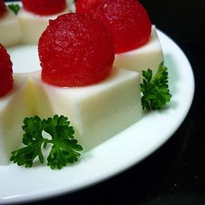 Cách làm rau câu đậu hũ hạnh nhân