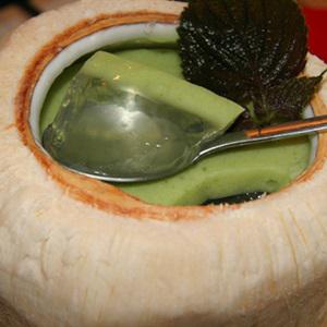 Cách làm rau câu dừa lá dứa