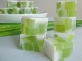 Rau câu dừa, lá dứa