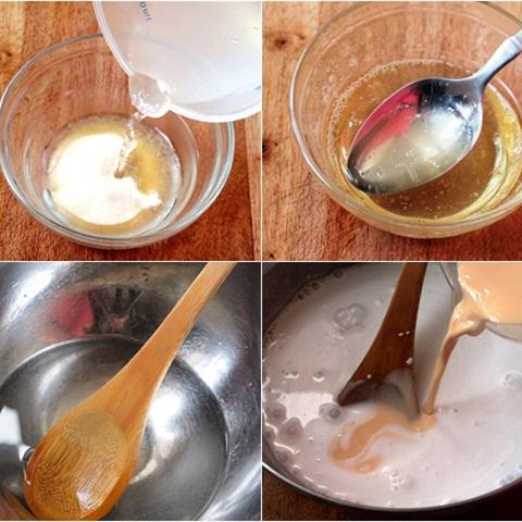 Cách làm rau câu dừa nhiều lớp