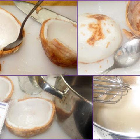 Cách làm rau câu dừa vị dứa