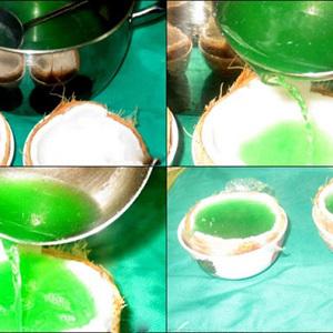 Cách làm rau câu dừa vị dứa