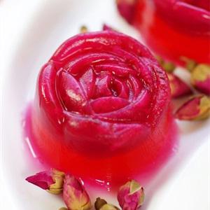 Cách làm rau câu hoa hồng