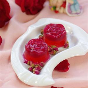 Cách làm rau câu hoa hồng