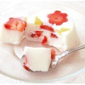 Cách làm rau câu hoa quả hình trái tim