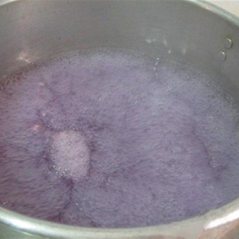 Cách làm rau câu khoai lang tím