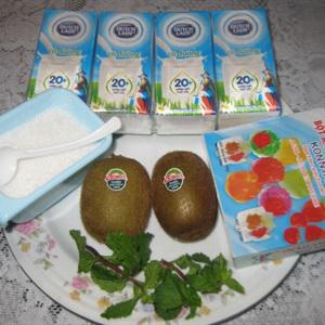 Cách làm rau câu kiwi sữa tươi