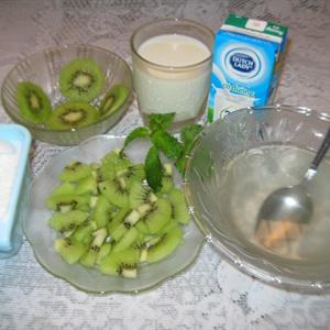 Cách làm rau câu kiwi sữa tươi