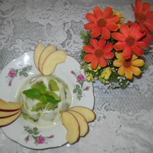 Cách làm rau câu kiwi sữa tươi