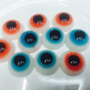 Cách làm rau câu nhãn cầu Halloween