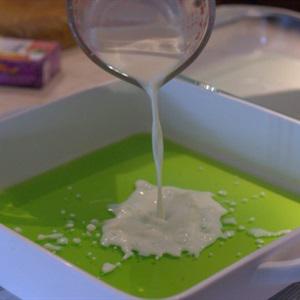 Cách làm rau câu sơn thủy