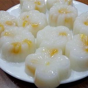 Cách làm rau câu sữa nhân xoài