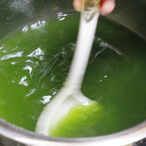 Cách làm rau câu trái dừa lá dứa