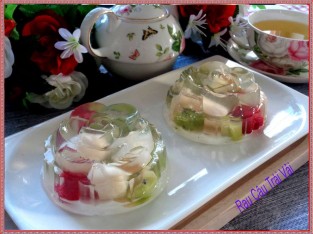 Rau câu trái vải vừa đẹp vừa ngon