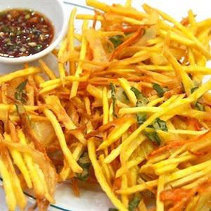 Cách làm rau củ chiên giòn