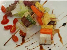 Rau củ nướng mật ong