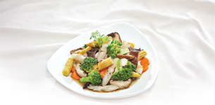 Rau củ xào hỷ lạc