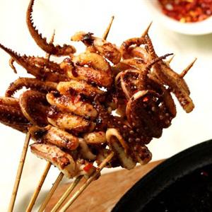 Cách làm râu mực nướng áp chảo