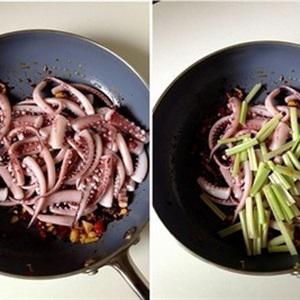 Cách làm râu mực xào giòn