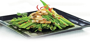 Rau muống xào mắm ruốc