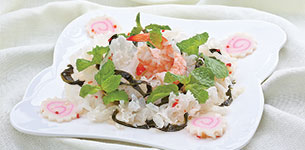 Rong biển trộn nấm tuyết