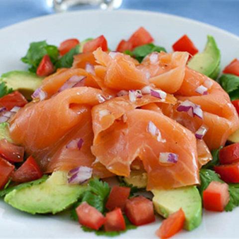 Cách làm sa lát cá hồi
