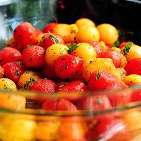 Cách làm sa lát dưa hấu