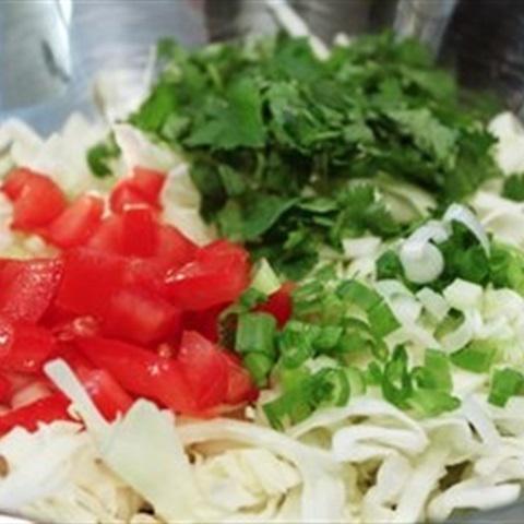 Cách làm salad bánh đa