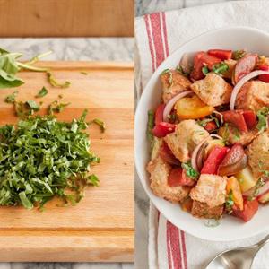 Cách làm salad bánh mì