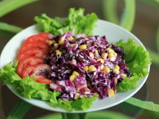 Salad bắp cải tím