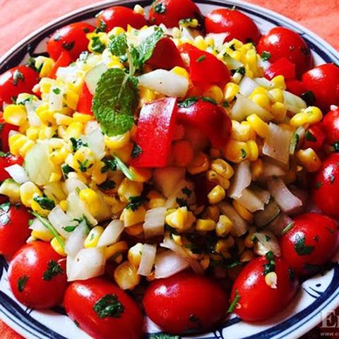 Cách làm salad bắp nướng