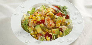 Salad bắp nướng