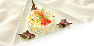 Salad bắp trộn tôm