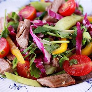 Cách làm salad bò áp chảo