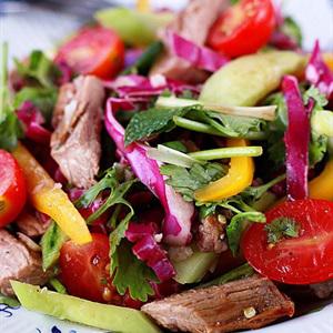Cách làm salad bò áp chảo
